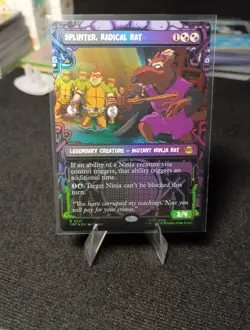 Splinter, Radical Rat Showcase - TMNT Ninja Turtles - MTG - Image 1