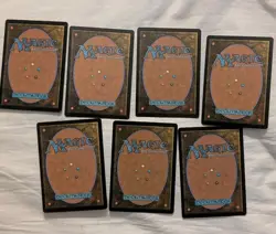 Lightning Bolt (Rainbow Foil) Secret Lair Drop Foil (Set Of 7) See Description - Image 4