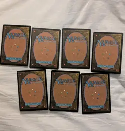 Lightning Bolt (Rainbow Foil) Secret Lair Drop Foil (Set Of 7) See Description - Image 5