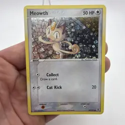 Pokemon - Meowth - 69/112 FireRed & LeafGreen - Holo - Near Mint/Mint - Image 1