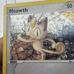 Pokemon - Meowth - 69/112 FireRed & LeafGreen - Holo - Near Mint/Mint - Image 3