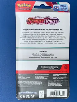 POKEMON. SCARLET AND VIOLET TRADING CARD PACK -:- IN NEW CONDITION. - Image 3