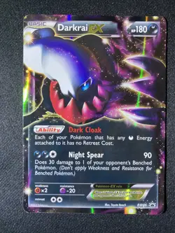 Darkrai EX BW46 Full Art Black Star Promo Ultra Rare PL 2012 Pokemon TCG - Image 1