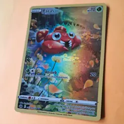 Paras GG32/GG70 Crown Zenith Galarian Gallery Holo Rare Pokemon card NM - Image 2