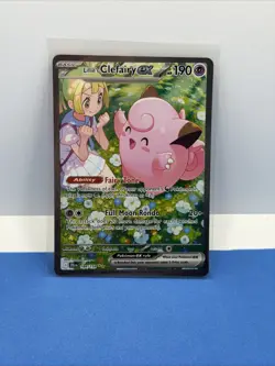 Pokemon Lillie's Clefairy EX Sir 184/159 English, Journey Together, NM - Image 1