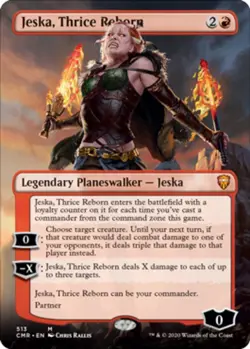 MTG Jeska, Thrice Reborn (Borderless), NM-Mint, English Commander Legends - Image 1