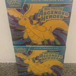 Pokemon Ascended Heroes Elite Trainer Box Lot of 2 Sealed - Image 1