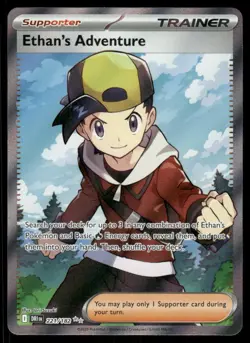Pokemon Cards Ethan's Adventure 221/182 Destined Rivals Ultra Rare NM - Image 1