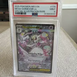 MEGA GARDEVOIR EX #178 PSA 9 2025 POKEMON MEG EN-MEGA EVOLUTION - Image 1