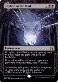 MTG Leyline of the Void Wilds of Eldraine: Enchanting Tales NM R Magic - Image 1
