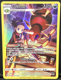 Ariados TG09/TG30 Trainer Gallery Holo - SwSh - Brilliant Stars -NM- Pokemon TCG - Image 1