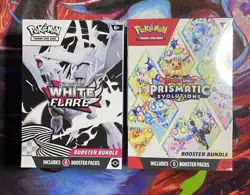 Pokemon TCG Prismatic Evolutions White Flare Booster Bundle Lot Of 2 - Image 1