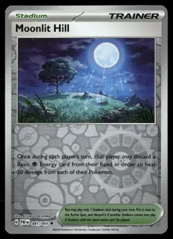 Moonlit Hill - 081/091 Paldean Fates (PAF) Trainer Holo TCG Pokemon - Image 1