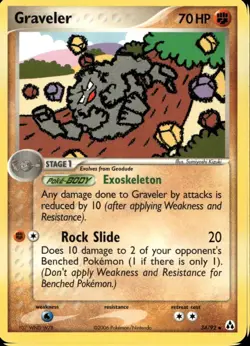 Graveler 34/92 Uncommon EX Legend Maker Pokemon - Image 1