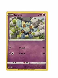 New: 2021 Pokemon TCG Golett Chilling Reign 065 Regular Common - Image 1