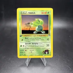 ERIKA’S ODDISH - 1st Edition Gym Heroes - 78/132 - Common - Pokemon - NM -j - Image 1