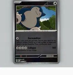 SNORLAX 063/088 C PERFECT ORDER POKEMON REVERSE HOLO NM - Image 1