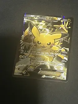 Pikachu EX XY124 Ultra Rare Promo Holo Pokemon Card – NM/LP Raw + another - Image 1