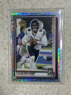 2025 Panini Donruss Optic - Caleb Williams #8 Rocket Emoji Prizm SP🔥Bears - Image 1