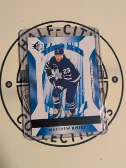 2023-24 SP Authentics Matthew Knies Rookie Blue #121 RC Toronto Maple Leafs - Image 1