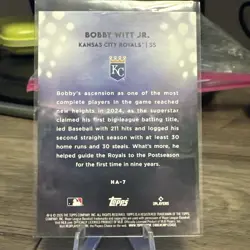 2026 Topps Series 1 Bobby Witt Jr. Home Field Advantage Case Hit SP #HA-7 - Image 2