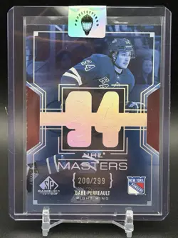 2025-26 UD SP Game Used /299 NHL Masters Gabe Perreault New York Rangers - Image 1