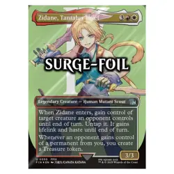 Zidane, Tantalus Thief 0550 Surge Foil Foil Final Fantasy FIN MTG Magic Card NM - Image 1