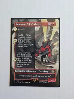 Summon: G.F. Cerberus - Final Fantasy - NM - MTG Magic - Rare - Creature - Image 1