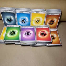 550 Basic Energy Cards Bundle Scarlet & Violet silver edge bulk job lot Pokemon - Image 1