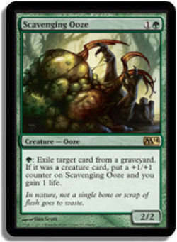 FOIL Scavenging Ooze ~ Duels of the Planeswalkers [ Excellent ] [ Magic MTG ] - Image 1