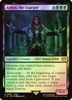 Ardyn, the Usurper 0089 Foil Final Fantasy FIN MTG Magic Card NM - Image 1