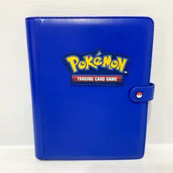 Ultra Pro Premium Blue Pokemon Trading Card 4 Pocket Binder - Pokeball - Image 1