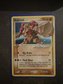 Pokemon Regirock Star EX Legend Maker Ultra Rare Holo Basic 90HP 91/92 Card - Image 1