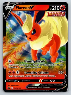 Flareon V Promo SWSH: Sword & Shield Promo Cards SWSH149 NM - Image 1