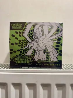 Pokemon Center Perfect Order Elite Trainer Box ETB Sealed IN HAND - Image 1