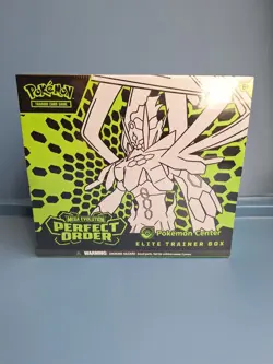Perfect Order Pokemon Center ETB Elite Trainer Box Pokemon TCG IN HAND - Image 1