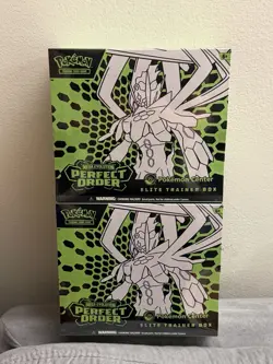2x Pokemon TCG Perfect Order Pokemon Center Elite Trainer Box ETB IN-HAND - Image 1