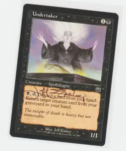 Magic the Gathering ~ Undertaker ~ M/NM ~ Masques ~ Signed by Artist #3 - Image 1
