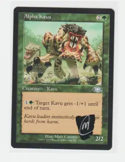 Magic the Gathering ~ Alpha Kavu ~ M/NM ~ Planeshift ~ Signed by Artist #2 - Image 1