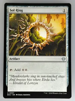 MTG Sol Ring Commander: Lorwyn Eclipsed ECC U 57 NM Magic - Image 1
