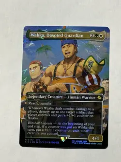 Wakka, Devoted Guardian Chocobo Track FOIL FIC 0477 (MTG Final Fantasy 2025) - Image 1