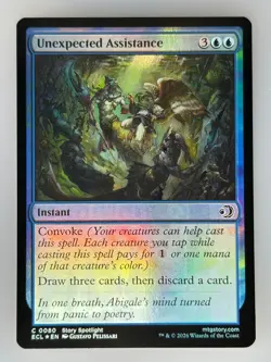 MTG Unexpected Assistance Lorwyn Eclipsed (ECL) C 80 NM Magic - Image 1