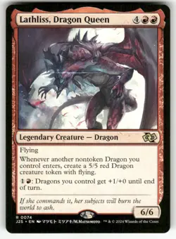 LATHLISS, DRAGON QUEEN (ANIME) #74 MTG FOUNDATIONS JUMPSTART - Image 1