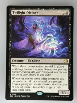 MTG Twilight Diviner Lorwyn Eclipsed (ECL) R 122 NM Magic - Image 1