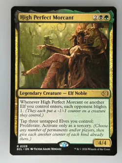 MTG High Perfect Morcant Lorwyn Eclipsed (ECL) R 229 NM Magic - Image 1