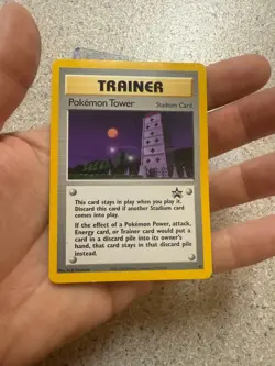 Pokemon Tower - #42 WOTC Black Star Promo - Pokemon TCG - 2000. MP - Image 2