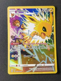 Pokemon TCG - Jolteon TG04/TG30 - Brilliant Stars Trainer Gallery - NM - Image 1