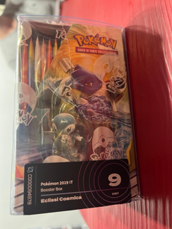 Pokemon Booster Box Eclissi Cosmica Sole & Luna Sealed 2019 Ita graded 9 sealed - Image 2