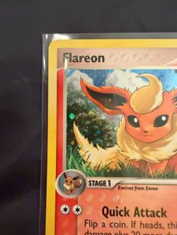 Flareon 2/17 Holo Pop Series 3 Pokemon 2006 LP - Image 2