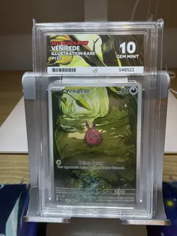 Pokemon TCG - Venipede 132/086 - Black Bolt - ACE 10 Gem Mint - Image 1